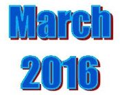 March 2016