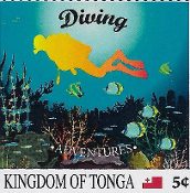 Tonga - Adventures in Tonga - 2012 Personalized Issue Overprint
