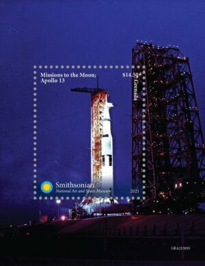 Grenada - 2021 - Smithsonian Space - Apollo 13