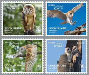 Cook Islands - 2023 - Birds of the World - Barn Owl